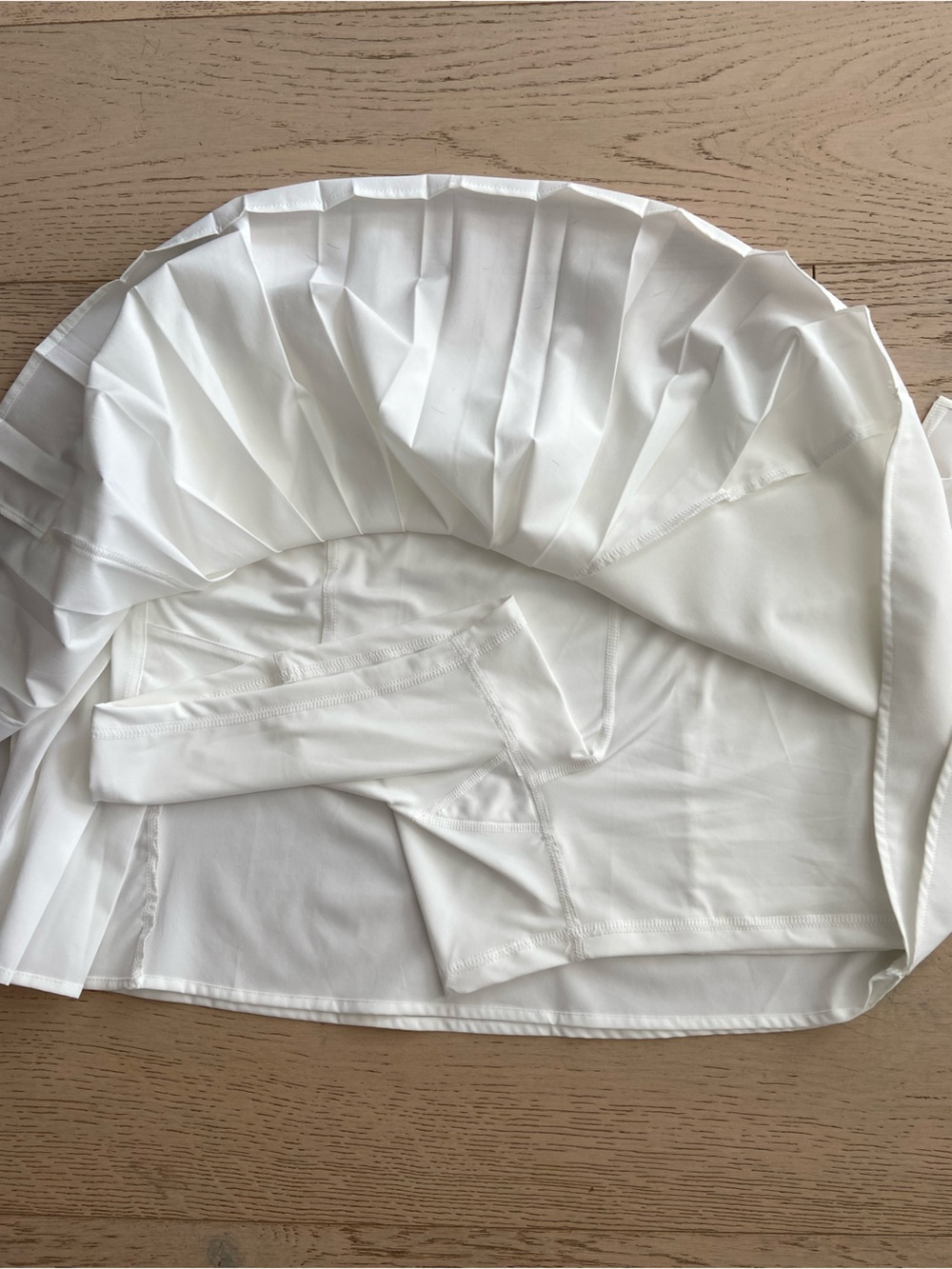 LOLE White Pleated Skort Large Tennis Golf Pickleball Athletic Skirt 16" - Picture 4 of 7